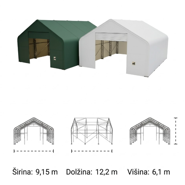 9,15 m x 12,2 m x 6,1 m - slika 2
